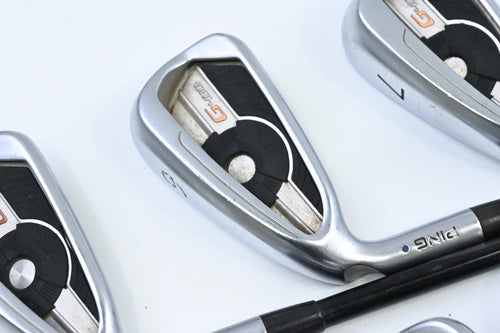 Left Hand Ping G400 Irons / 5-PW / Blue Dot / Regular Flex Ping Alta CB Shaft