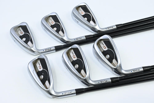 Left Hand Ping G400 Irons / 5-PW / Blue Dot / Regular Flex Ping Alta CB Shaft