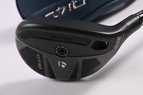 Taylormade Qi4D #4 Hybrid / 22 Degree / Regular Flex KBS REAX 65 Shaft