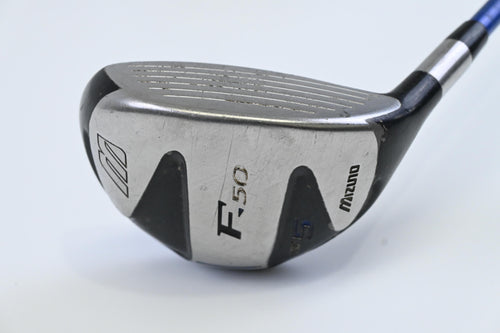Mizuno F-50 #5 Wood / 18 Degree / Regular Flex Grafalloy ProLaunch Blue 65 Shaft