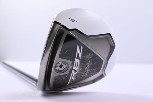 Left Hand Taylormade RBZ #3 Wood / 15 Degree / Regular Flex RBZ XCON-5 Shaft