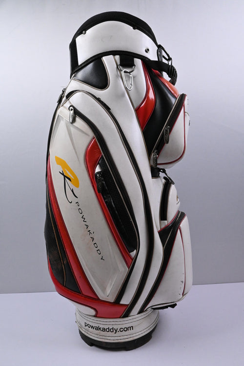 Powakaddy Cart Bag / 14-Way Divider / White, Red & Black