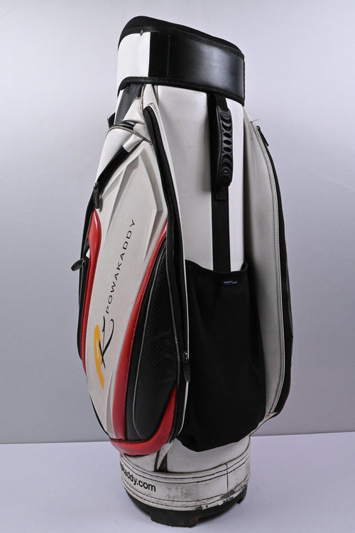 Powakaddy Cart Bag / 14-Way Divider / White, Red & Black