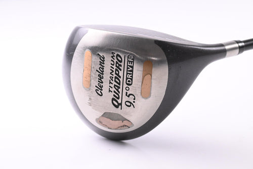 Cleveland QuadPro Driver / 9.5 Degree / Regular Flex Cleveland Titanium Shaft