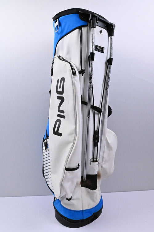 Ping E2 Stand Bag / 4-Way Divider / White & Blue