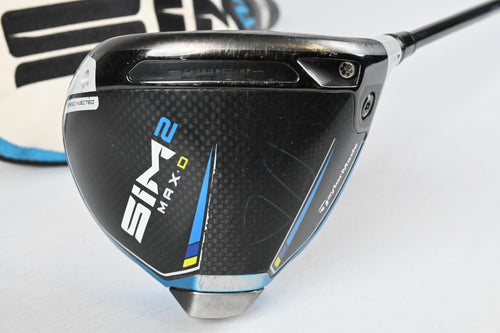 Taylormade SIM2 Max D Driver / 9 Degree / Stiff Flex Hzrdus Smoke Blue RDX 60