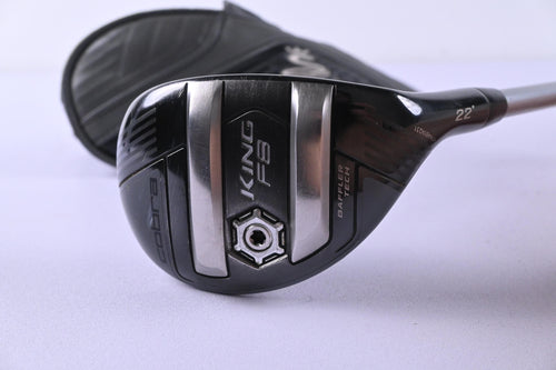 Cobra King F8 #4 Hybrid / 22 Degree / Regular Flex Aldila Rogue Pro 75 Shaft