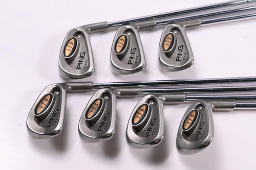Ping i3 Irons / 5-PW+SW / White Dot / Stiff Flex Ping JZ Shafts
