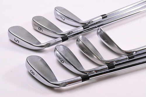 Ping G400 Irons / 5-PW+SW / Blue Dot / Regular Flex Ping AWT 2.0 Shafts
