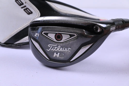 Titleist 816 H2 #3 Hybrid / 21 Degree / X-Flex Aldila Rogue Black 85 Shaft