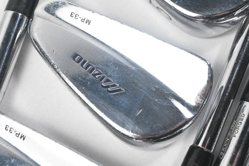 Mizuno MP-33 Irons / 3-9i / Stiff Flex Dynamic Gold S300 Steel Shafts