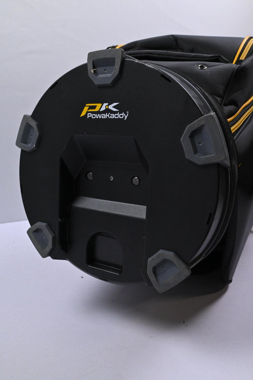 Powakaddy Edge Cart Bag / 14-Way Divider / Black & Yellow