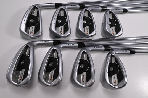 Ping G400 Irons / 5-PW+UW+SW / Green Dot / Regular Flex Ping AWT 2.0 Shaft