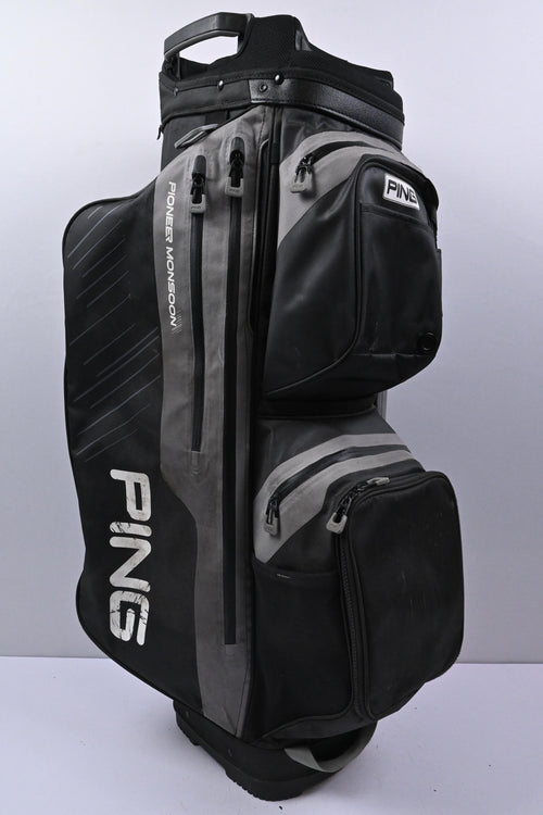 Ping Pioneer Monsoon Cart Bag / 14-Way Divider / Black & Grey