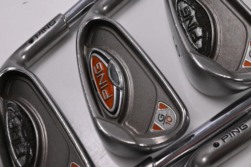 Ping G10 Irons / 4-PW+SW / Black Dot / Regular Flex Ping AWT Shafts