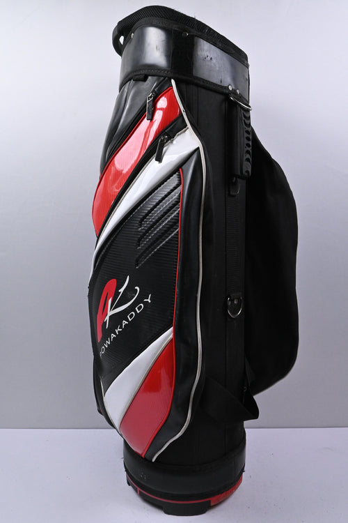 Powakaddy Cart Bag / 14-Way Divider / Black, White & Red