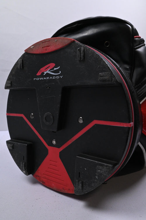 Powakaddy Cart Bag / 14-Way Divider / Black, White & Red