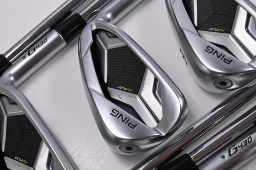 Ping G430 Irons / 5-PW+45°+54° / Green Dot / Regular Flex Ping AWT 2.0 Shafts