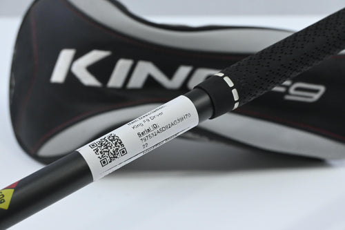 Cobra King F9 Driver / 9 Degree / Stiff Flex HZRDUS Smoke Black 60