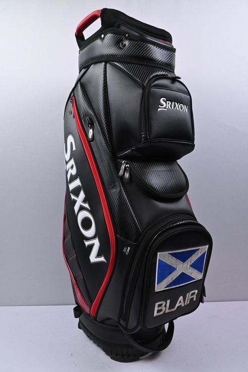 Srixon Cart Bag / 14-Way Divider / Black, Red & White