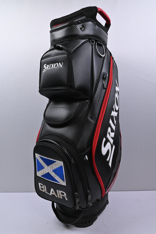 Srixon Cart Bag / 14-Way Divider / Black, Red & White