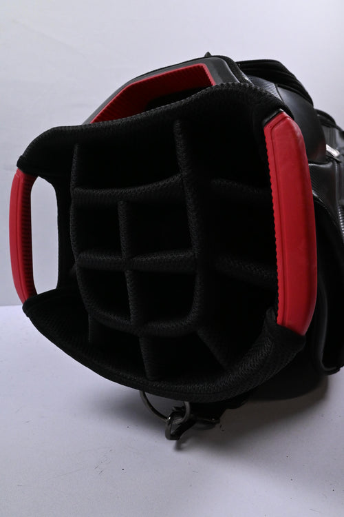Srixon Cart Bag / 14-Way Divider / Black, Red & White