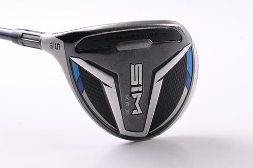 Left Hand Taylormade SIM Max #5 Wood / 18 Degree / Stiff Flex Ventus Blue 6