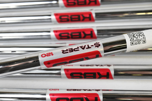 Cobra 2025 King Tec Irons / 4-PW+GW / Stiff Flex KBS S-Taper 120 Shafts