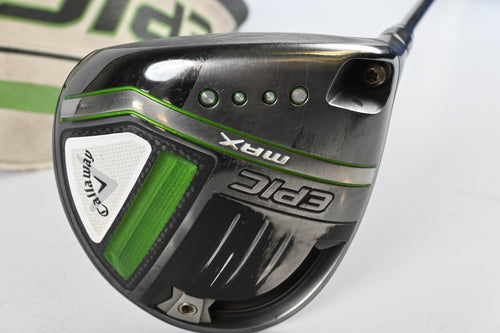 Callaway Epic Max Driver / 9 Degree / Regular Flex Hzrdus Gen4 Black 60 Shaft