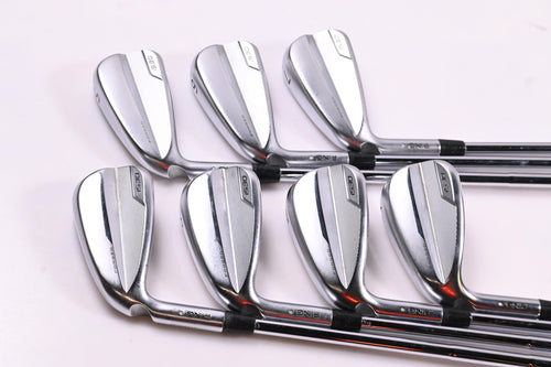 Left Hand Ping i530 Irons / 5-PW+GW / Silver Dot / Stiff Flex Dynamic Gold Mid
