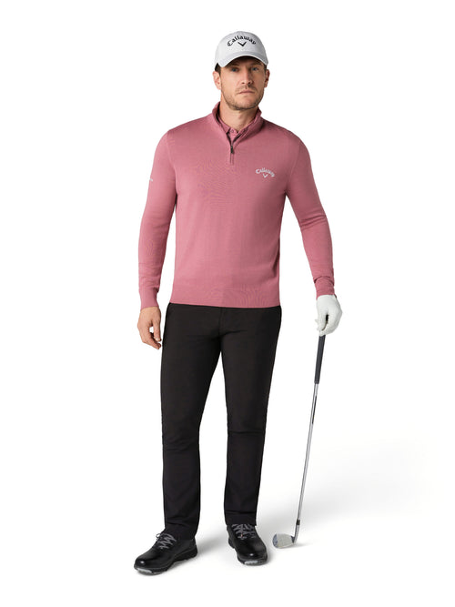Callaway 1/4 Zip Merino Blend Sweater