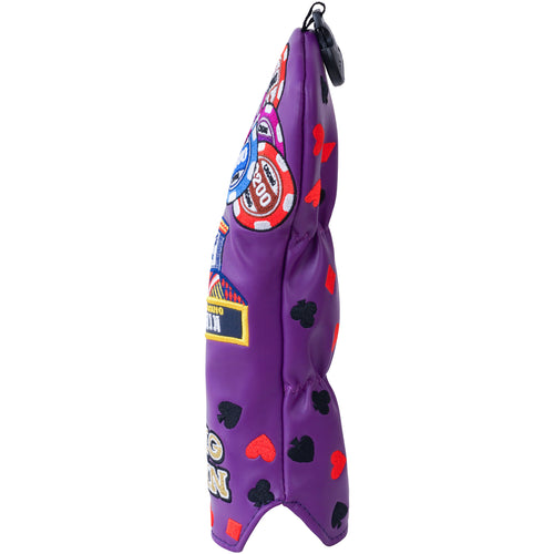 "Purple Poker BIGWIN" Hybrid Headcover