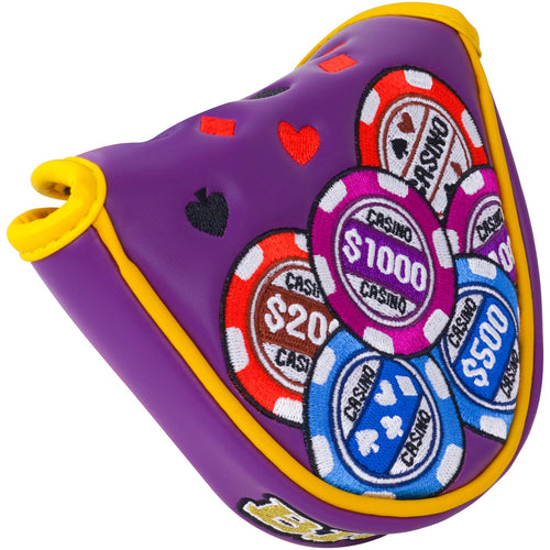 Purple Poker BIGWIN Mallet Headcover