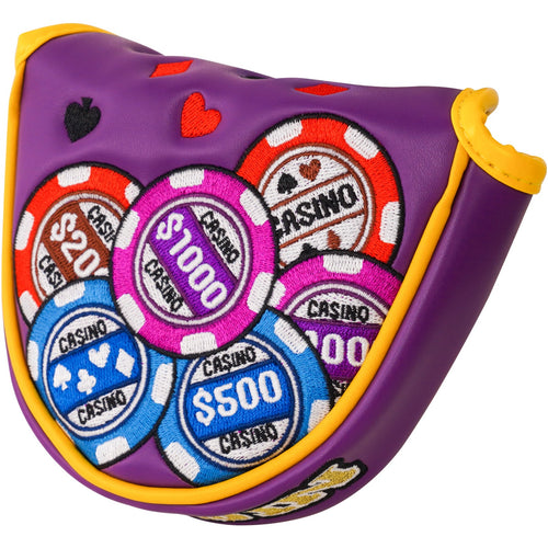 Purple Poker BIGWIN Mallet Headcover