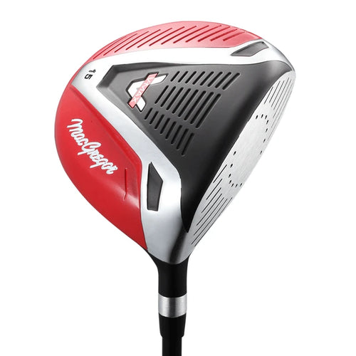 Junior MacGregor V-MAX Red Package Set / Ages 6-8 / Driver, 7i, 9i, Putter, Bag
