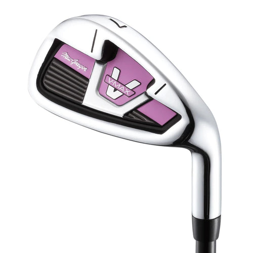 Junior MacGregor V-MAX Pink Package Set / Ages 6-8 / Driver, 7i, 9i, Putter, Bag