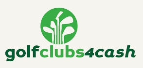 golfclubs4cash Green and White Logo	
