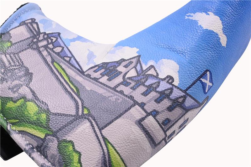 Edinburgh Castle Summer Putter Cover / Blade