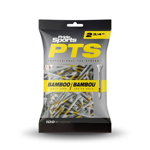 Pride PTS Bamboo Tees 2 3/4in Yellow Bag x100