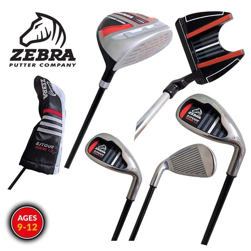 Zebra ZJTour Series 1.0 Junior Set R/H 9-12 Years / Driver, 7i, 9i, SW & Putter