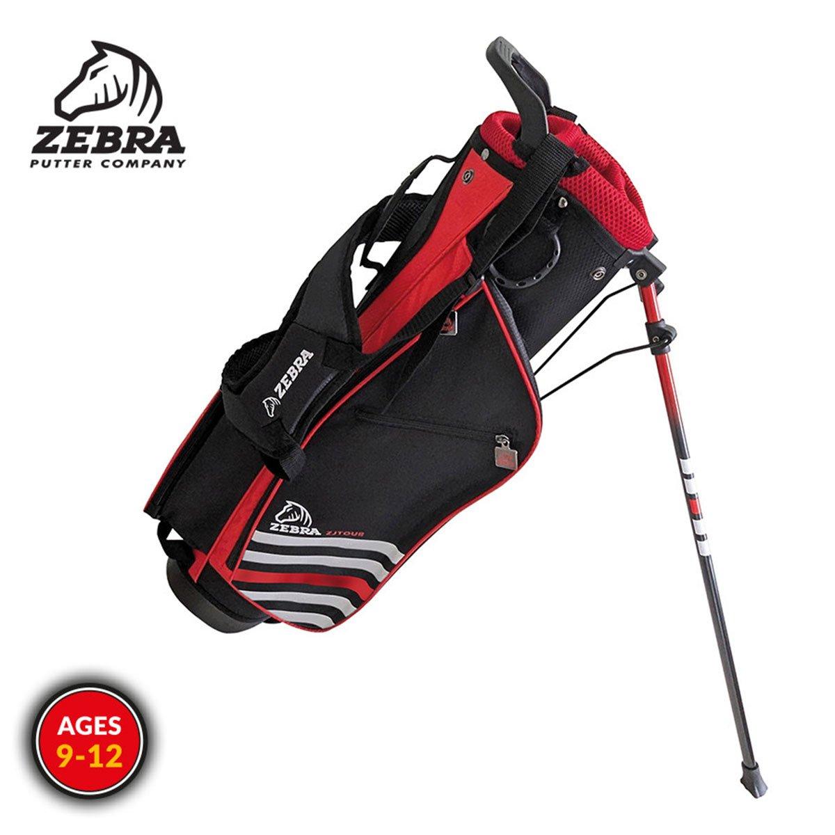 Zebra ZJTour Series 1.0 Junior Set R/H 9-12 Years / Driver, 7i, 9i, SW & Putter