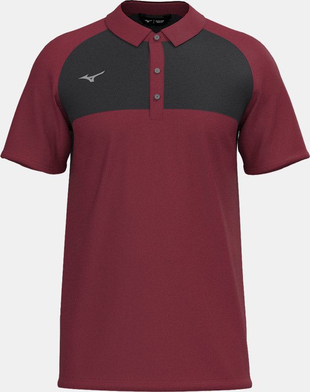 Mizuno Contrast Polo / Burgundy