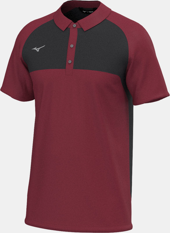 Mizuno Contrast Polo / Burgundy
