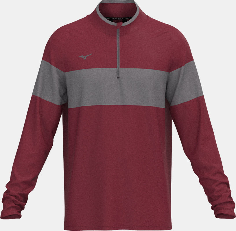 Mizuno Link 1/4 Zip / Burgundy