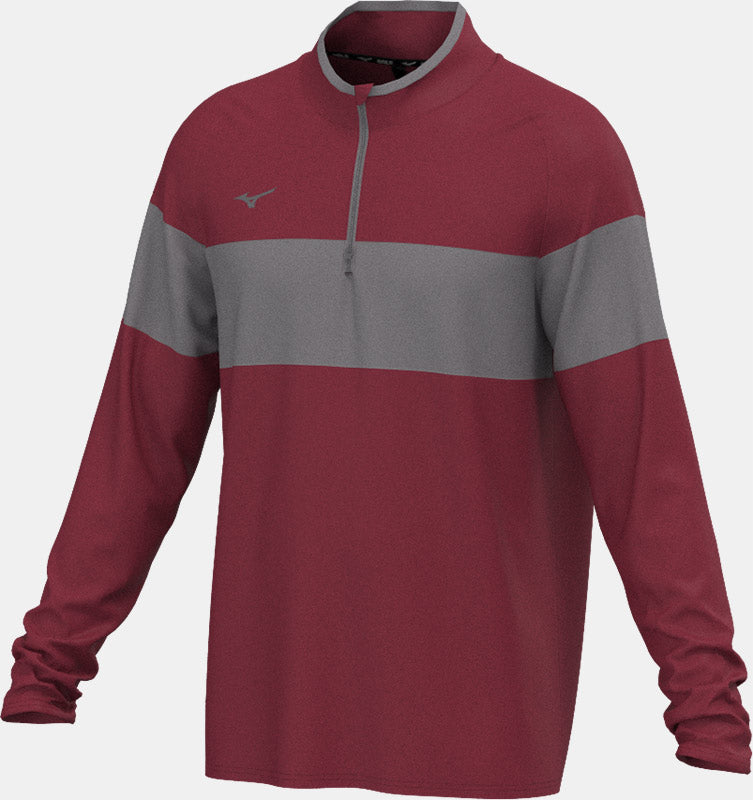 Mizuno Link 1/4 Zip / Burgundy