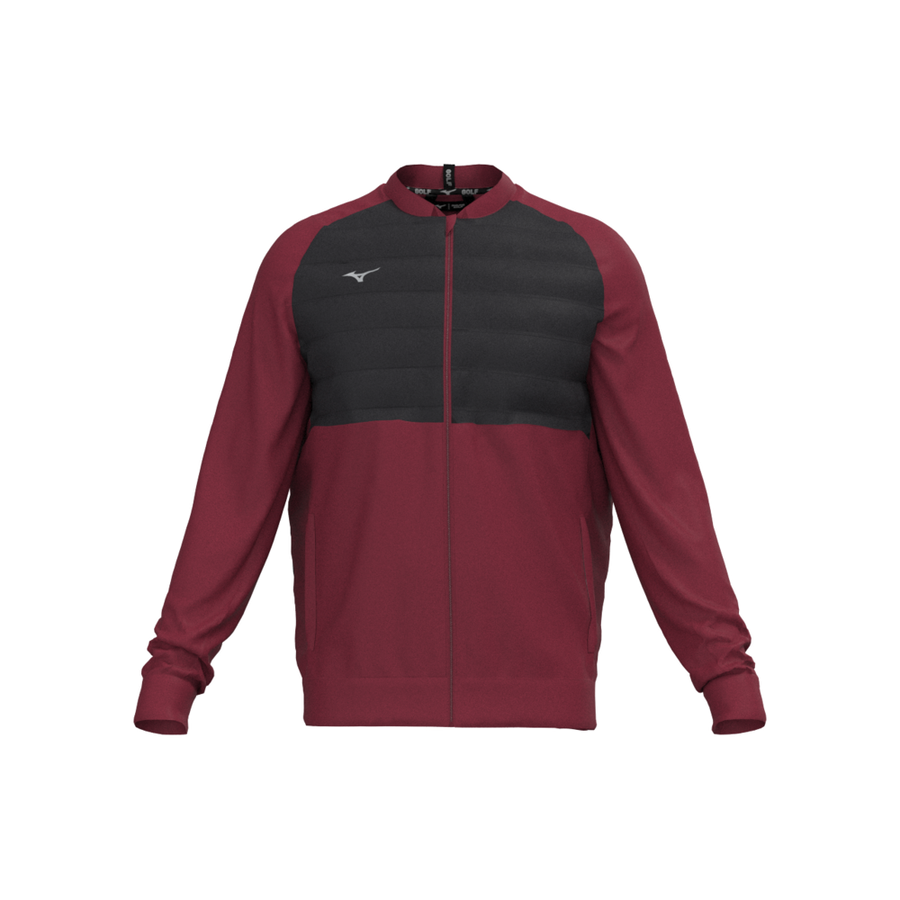 Mizuno Hybrid Bomber Jacket / Burgundy