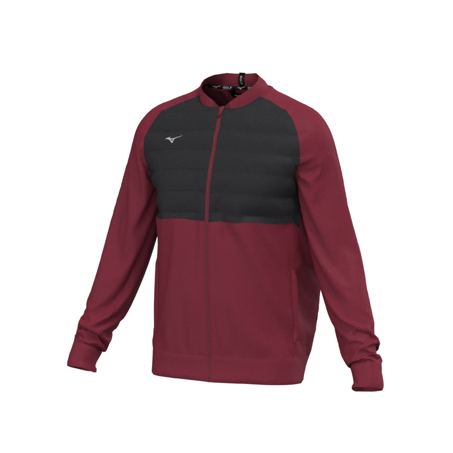 Mizuno Hybrid Bomber Jacket / Burgundy