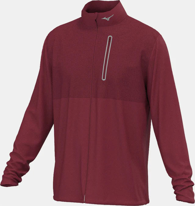 Mizuno Melange Reflect Jacket / Burgundy