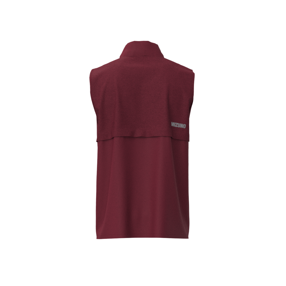 Mizuno Melange Reflect Gilet / Burgundy