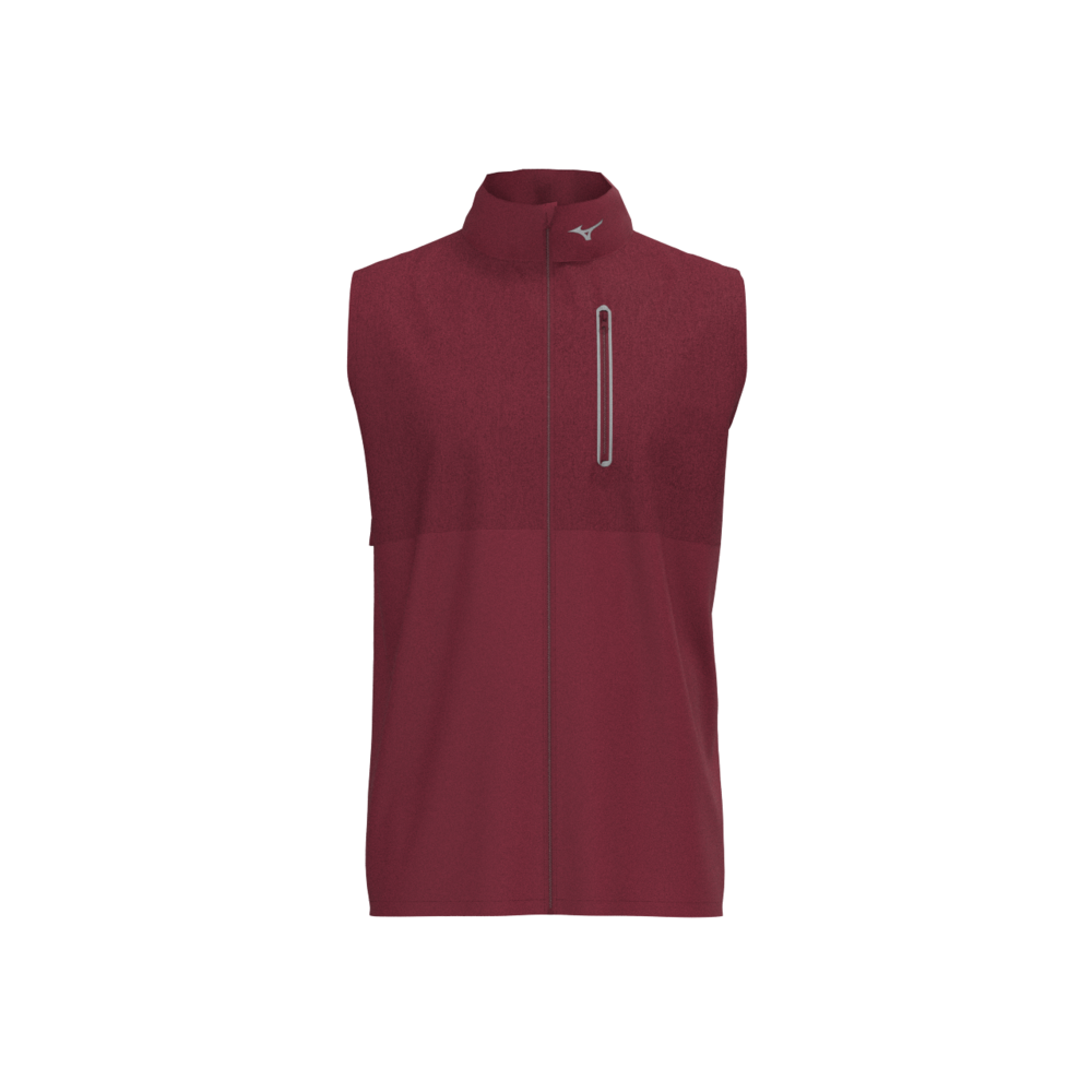 Mizuno Melange Reflect Gilet / Burgundy